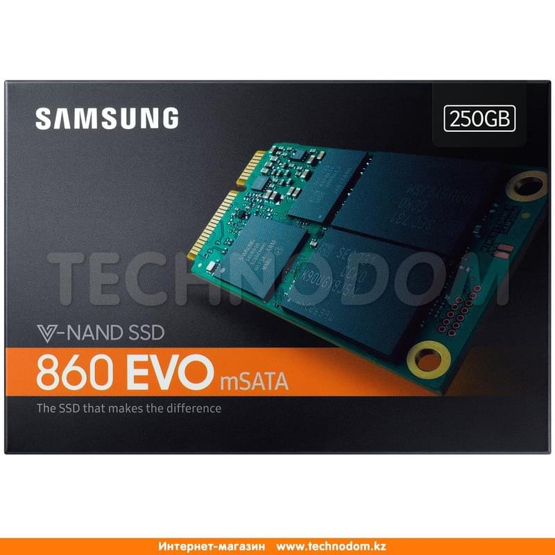 Внутренний SSD mSATA 250GB Samsung 860 EVO SATA-III 3D TLC (MZ-M6E250BW) - фото #8