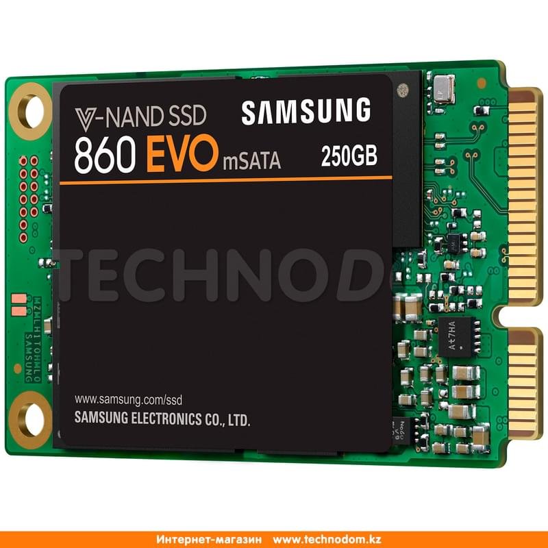 Внутренний SSD mSATA 250GB Samsung 860 EVO SATA-III 3D TLC (MZ-M6E250BW) - фото #2