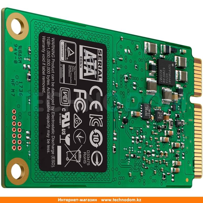 Внутренний SSD mSATA 250GB Samsung 860 EVO SATA-III 3D TLC (MZ-M6E250BW) - фото #4