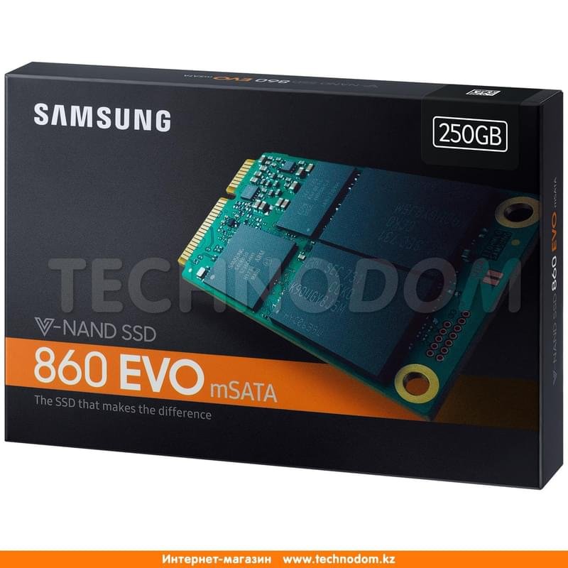 Внутренний SSD mSATA 250GB Samsung 860 EVO SATA-III 3D TLC (MZ-M6E250BW) - фото #7