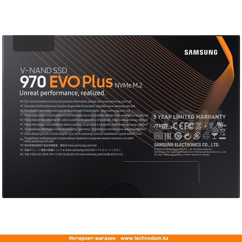 Внутренний SSD M.2 2280 500GB Samsung 970 EVO Plus PCIe 3.0 x4 NVMe 3D MLC (MZ-V7S500BW) - фото #6