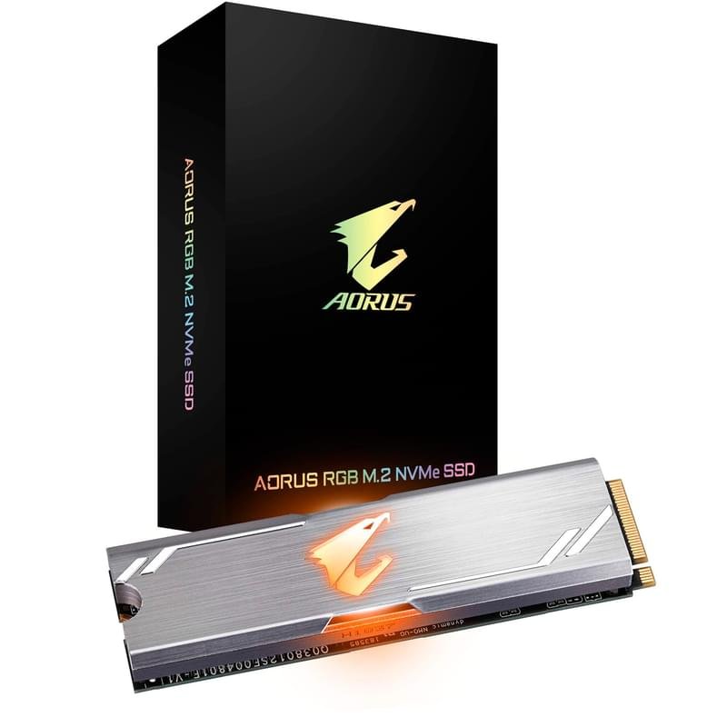 Внутренний SSD M.2 512GB Gigabyte AORUS RGB PCIe 3.0 x4 NVMe 3D TLC (GP-ASM2NE2512GTTDR) - фото #4