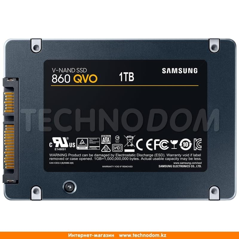 Внутренний SSD 2.5" 7мм 1TB Samsung 860 QVO SATA-III 3D QLC (MZ-76Q1T0BW) - фото #4