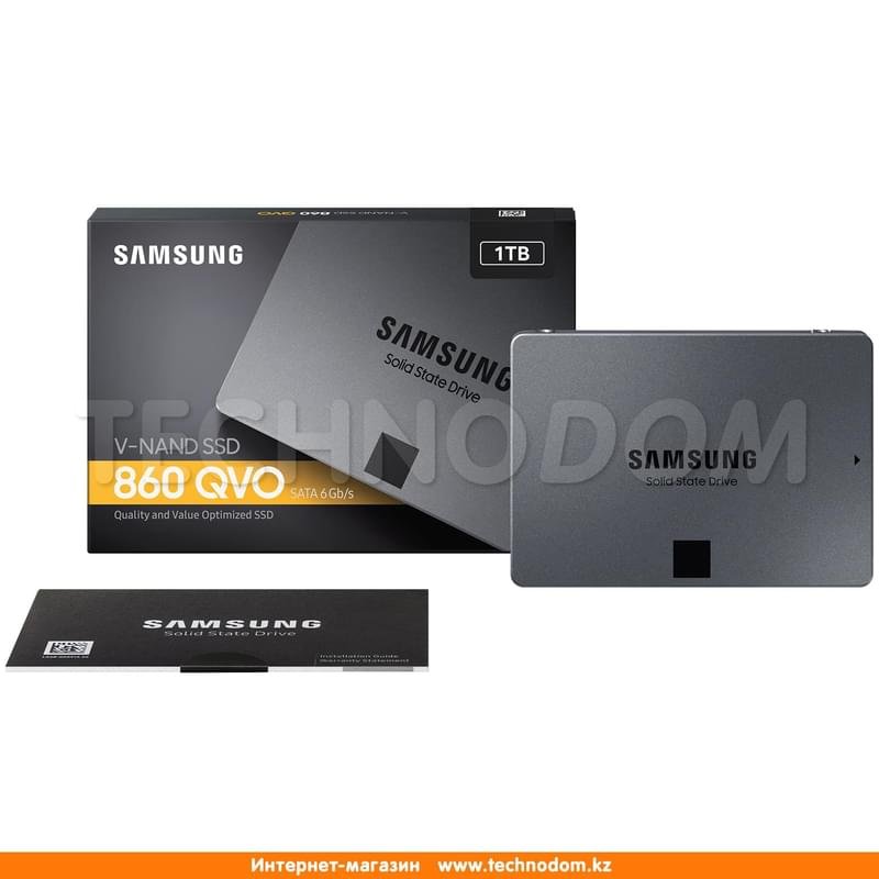 Внутренний SSD 2.5" 7мм 1TB Samsung 860 QVO SATA-III 3D QLC (MZ-76Q1T0BW) - фото #8