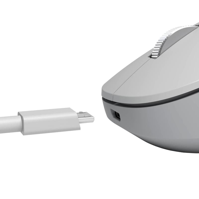 Мышка беспроводная Bluetooth Microsoft Surface Precision, Light Grey - фото #2