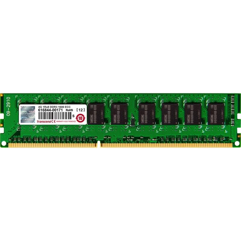 Оперативная память DDR3 ECC-DIMM 4GB/1600MHz PC-12800 Transcend (TS512MLK72V6H) - фото #0