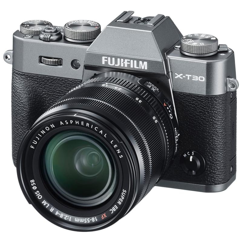 Беззеркальный фотоаппарат FUJIFILM X-T30 XF 18-55 mm f/2.8-4.0 R LM OIS Сharcoal Silver - фото #1