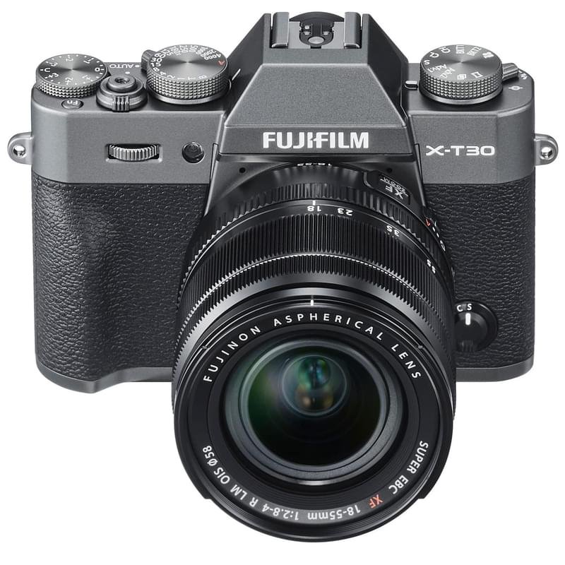 Беззеркальный фотоаппарат FUJIFILM X-T30 XF 18-55 mm f/2.8-4.0 R LM OIS Сharcoal Silver - фото #2