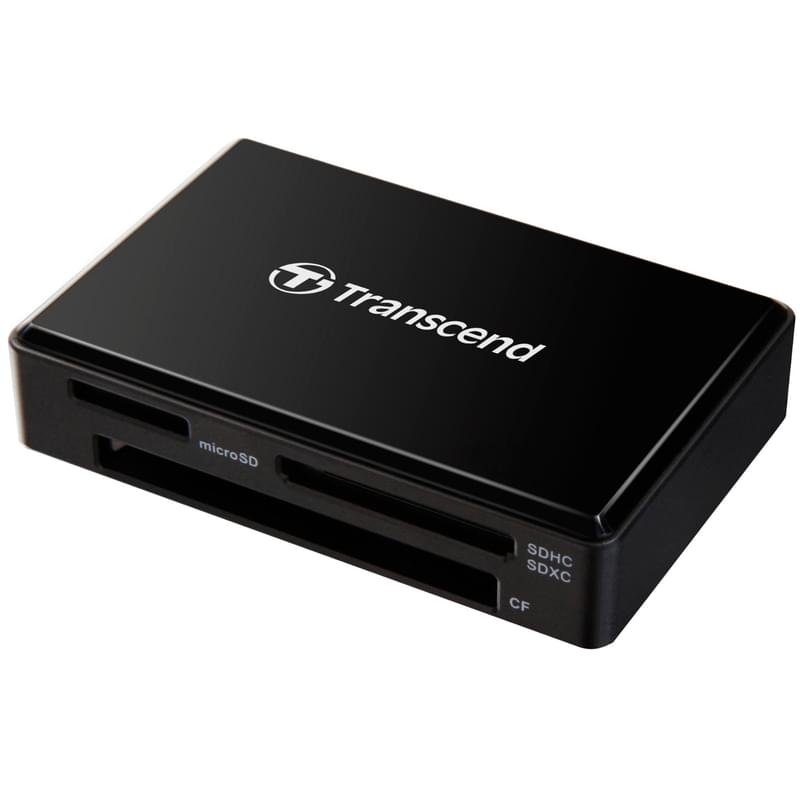 Картридер Transcend All-in-One USB 3.1 Black (TS-RDF8K2) - фото #0