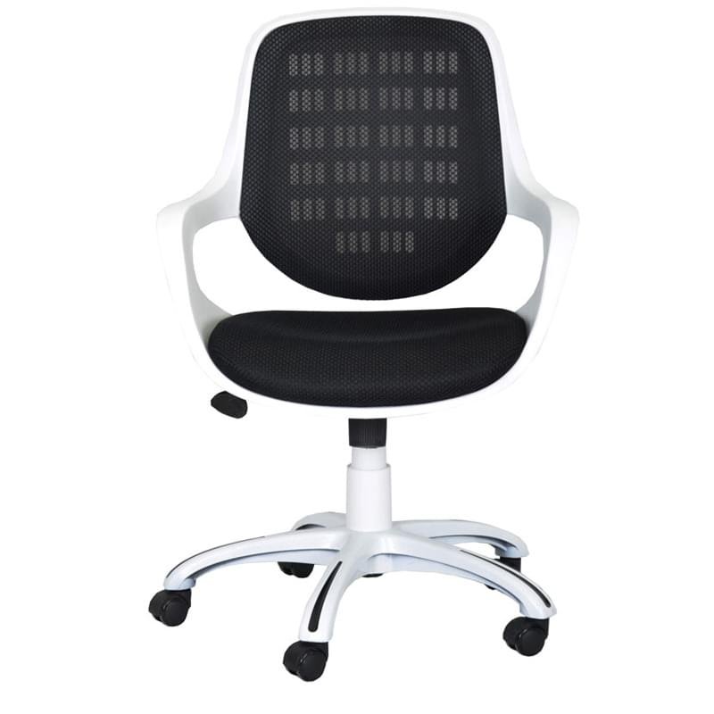 Кресло для сотрудников, сетка, L-064, черный, 65*56*90-98 - фото #0