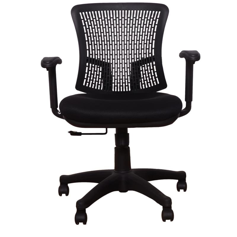 Кресло для сотрудников, Крестовина пластиковая, черный, 67*56*87-96 - фото #0
