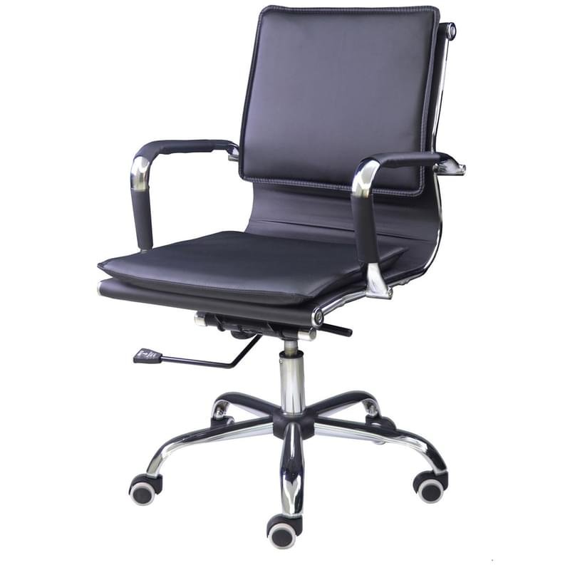 Кресло для сотрудников, экокожа, черный 55*62*89 - фото #1