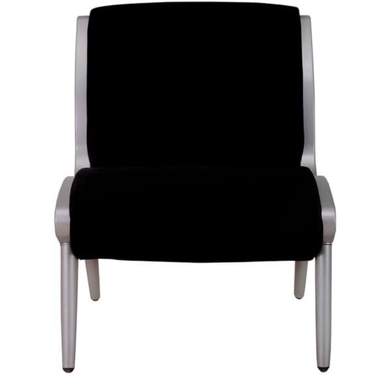 Кресло, велюр черный черный 62*74*80 - фото #0