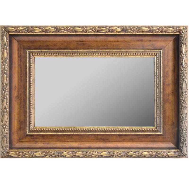 Зеркало, дерево, стекло, бронза, 38*51*5 - фото #0
