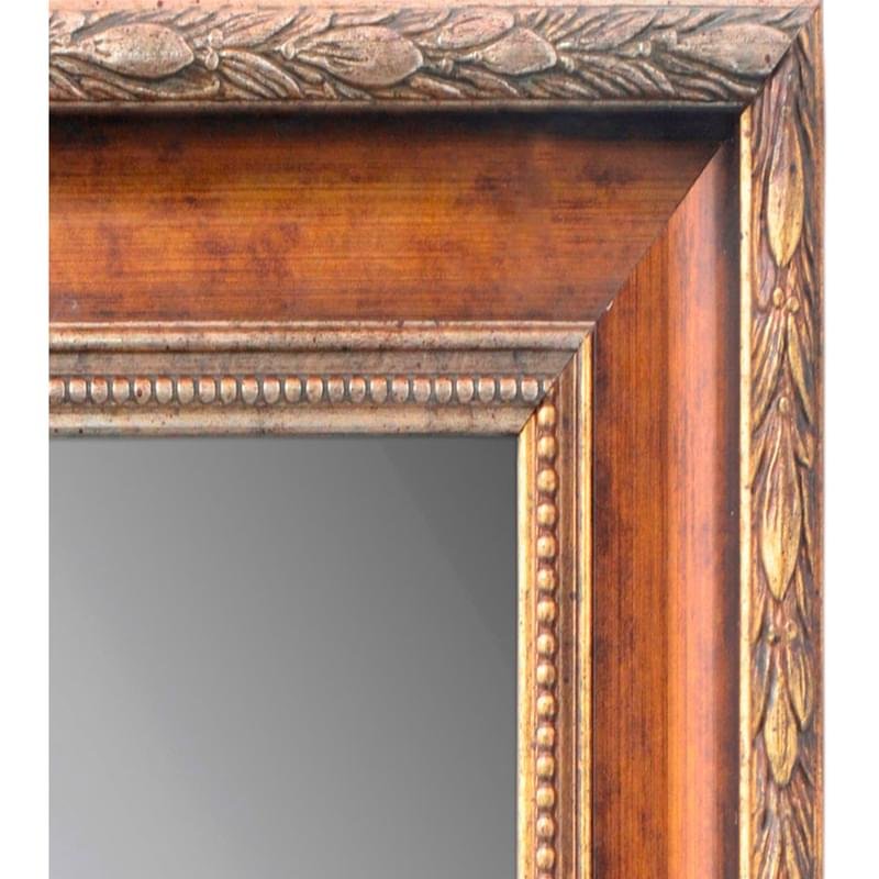Зеркало, дерево, стекло, бронза, 38*51*5 - фото #1