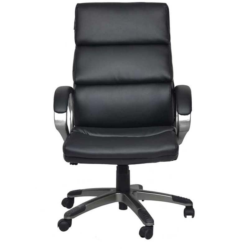 Кресло для руководителя, искусственная кожа, черный, 63*71*105-115 - фото #0