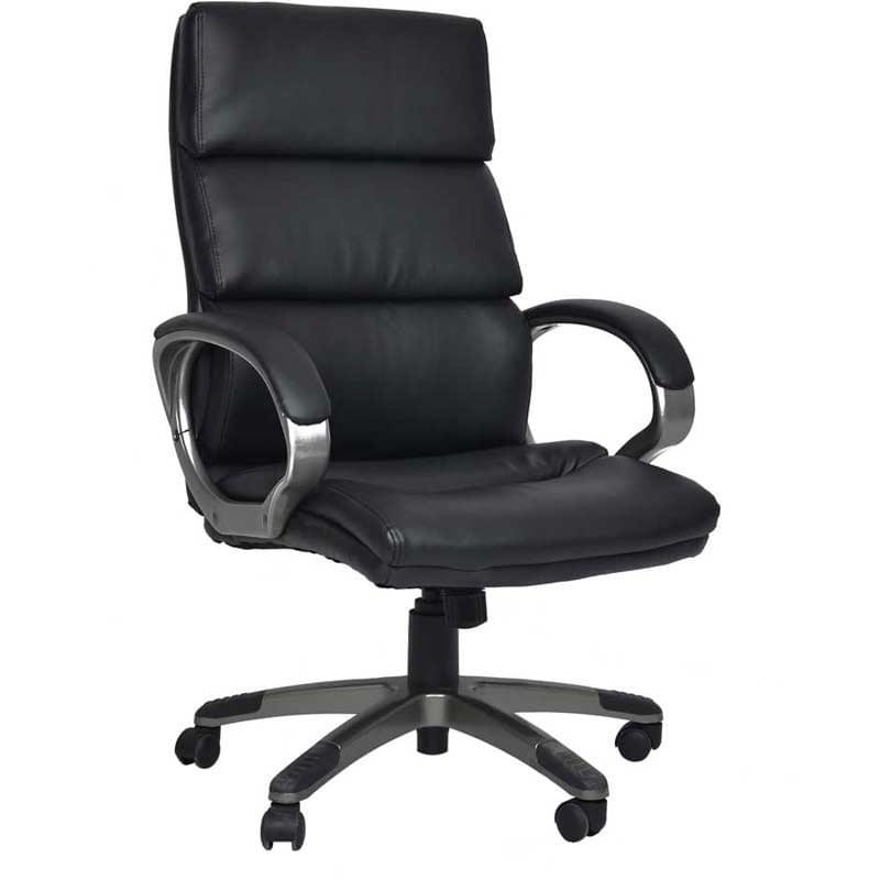 Кресло для руководителя, искусственная кожа, черный, 63*71*105-115 - фото #1