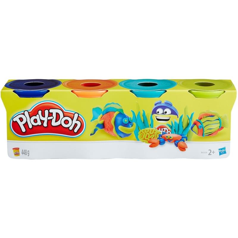 Play-Doh Набор из 4 баночек B5517 + 2 баночки, в асс-те - фото #0