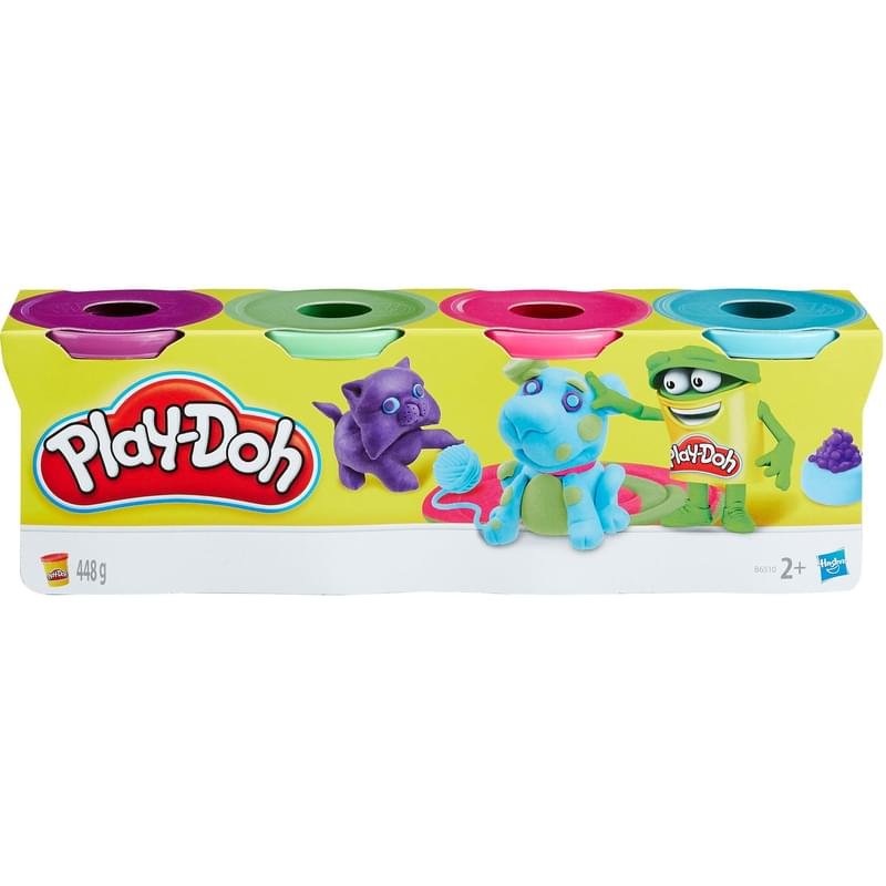 Play-Doh Набор из 4 баночек B5517 + 2 баночки, в асс-те - фото #1