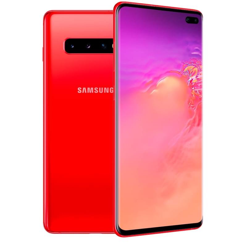 Смартфон Samsung Galaxy S10+ 128GB Red - фото #0