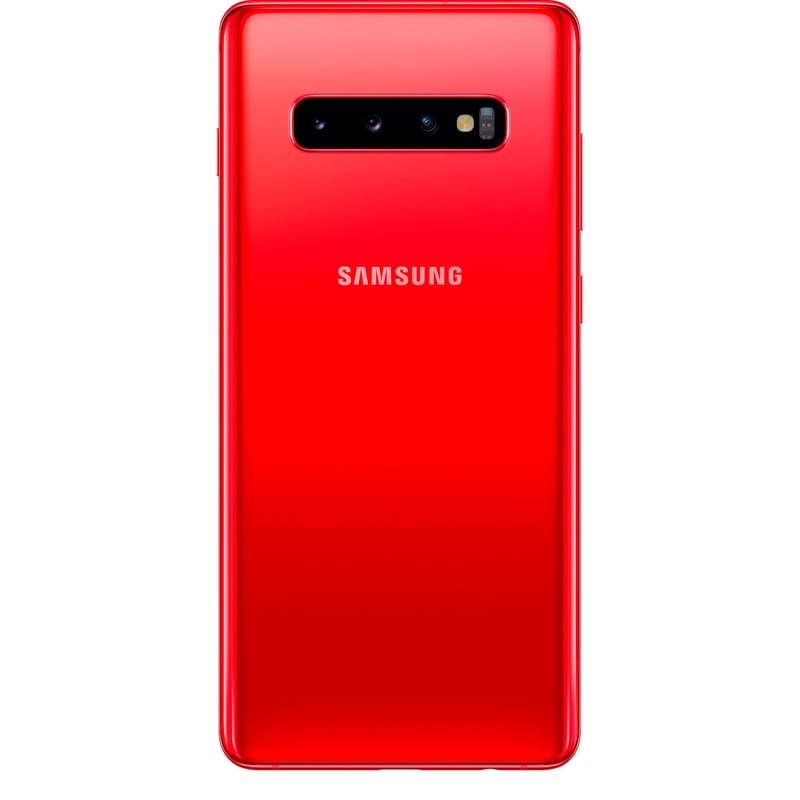 Смартфон Samsung Galaxy S10+ 128GB Red - фото #2