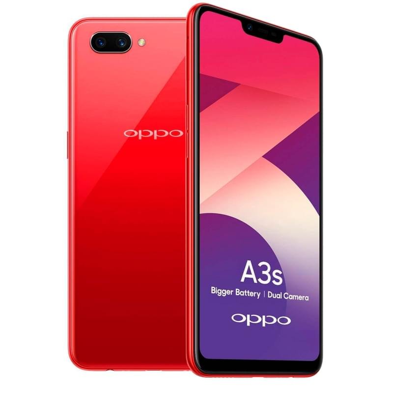 Смартфон OPPO A3s 16GB Red - фото #0