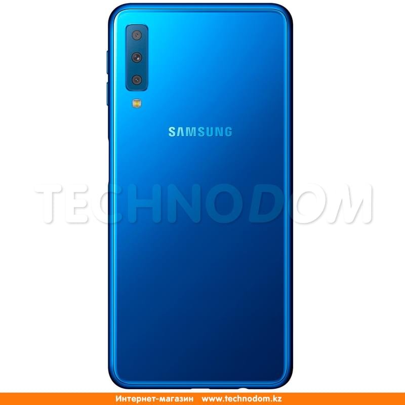 Смартфон Samsung Galaxy A7 2018 64GB Blue - фото #4