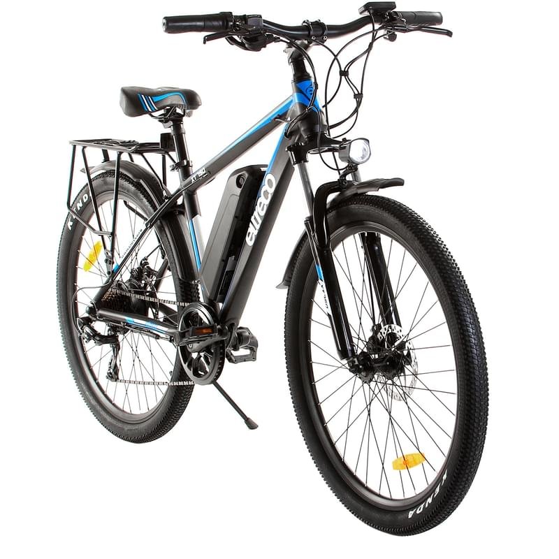 Электровелосипед ВЕЛОГИБРИД Eltreco XT750 (рост 19) D27,5 (2019) (Черный-синий) - фото #1
