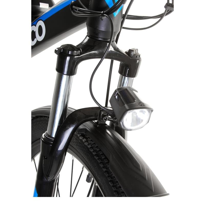 Электровелосипед ВЕЛОГИБРИД Eltreco XT750 (рост 19) D27,5 (2019) (Черный-синий) - фото #6