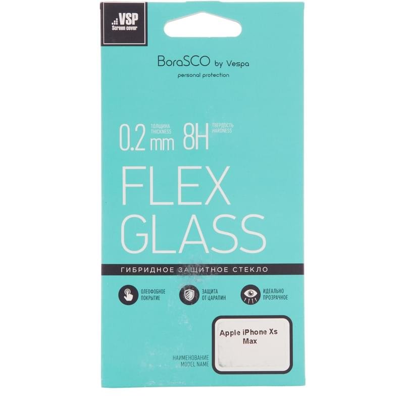 Защитное стекло для iPhone XS Max BoraSCO VSP Flex - фото #0