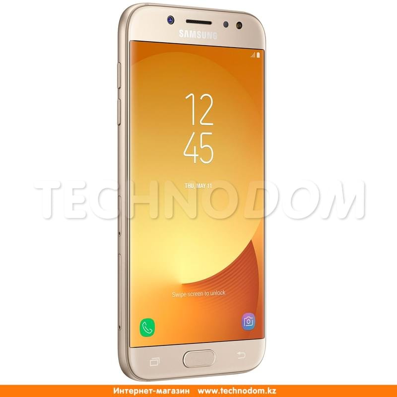 Смартфон Samsung Galaxy J5 2017 16GB Gold - фото #2