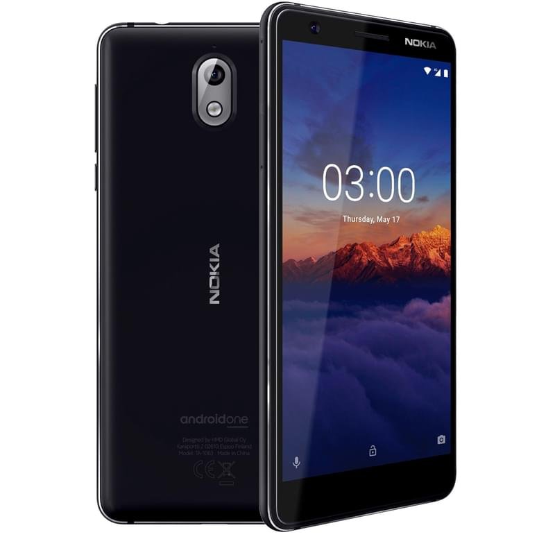 Смартфон Nokia 3.1 16GB Black - фото #0