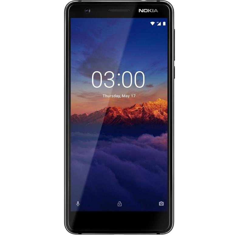 Смартфон Nokia 3.1 16GB Black - фото #1