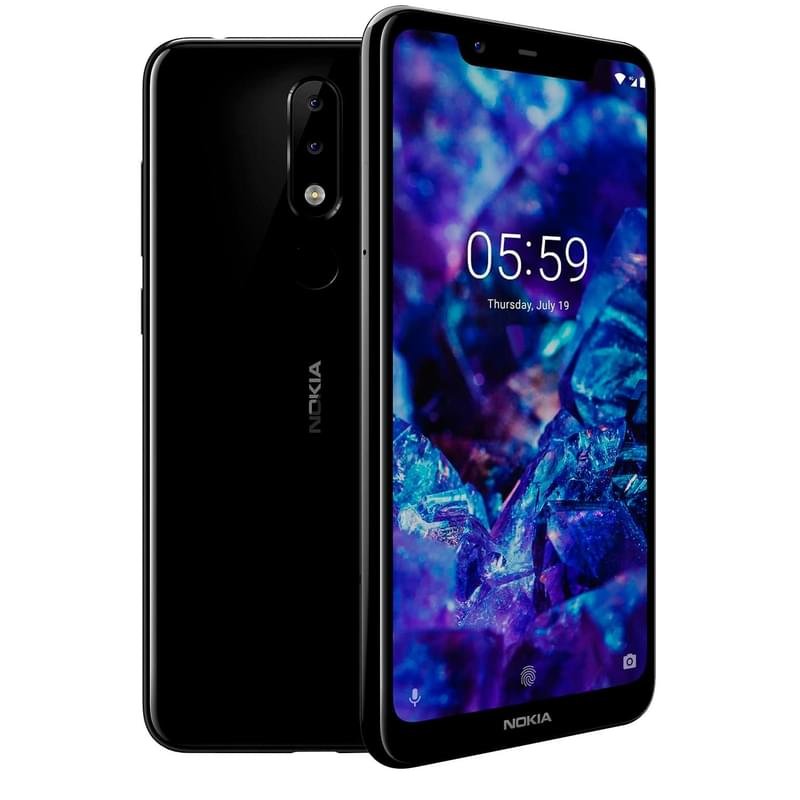 Смартфон Nokia 5.1 Plus 32GB Black - фото #0