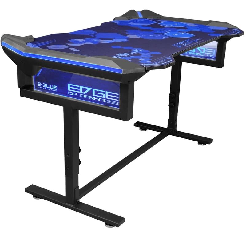 Игровой компьютерный стол E-BLUE, RGB Black (EGT004BKAA-IA) - фото #1