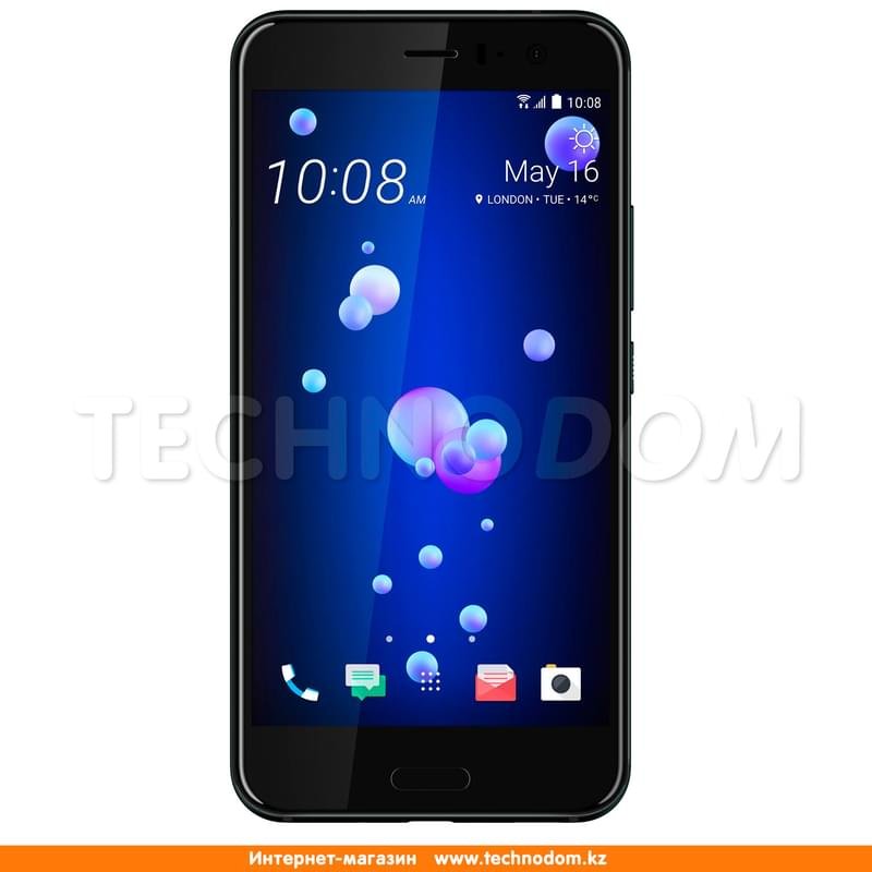 Смартфон HTC U11 64GB Brilliant Black - фото #1