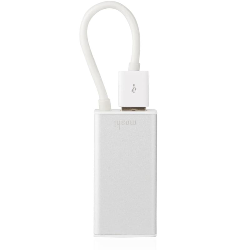 Адаптер USB to Ethernet Adapter, RJ-45, до 100 Мбит/с, Silver (99MO023204) - фото #0