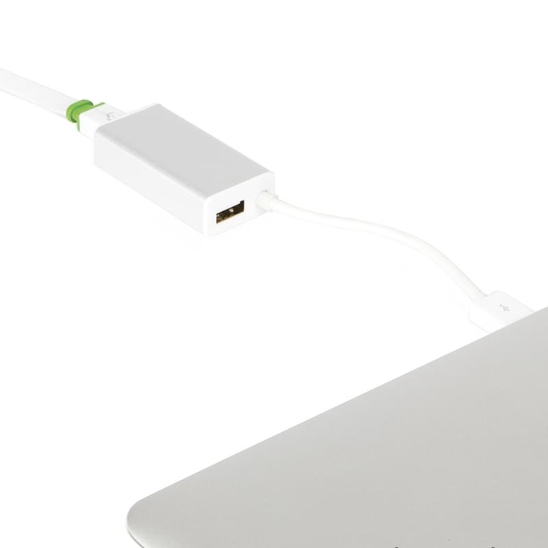 Адаптер USB to Ethernet Adapter, RJ-45, до 100 Мбит/с, Silver (99MO023204) - фото #1