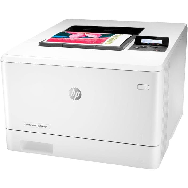 Принтер лазерный цветной HP LaserJet Pro M454dn A4 - фото #1