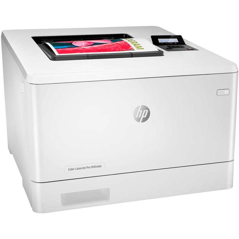 Принтер лазерный цветной HP LaserJet Pro M454dn A4 - фото #2