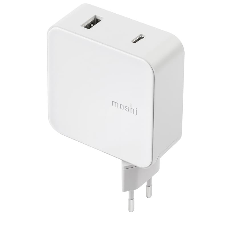 Сетевое зарядное устройство 1*USB, 1*USB Type-C 42W, ProGeo, Moshi, Белый (99MO022117) - фото #1
