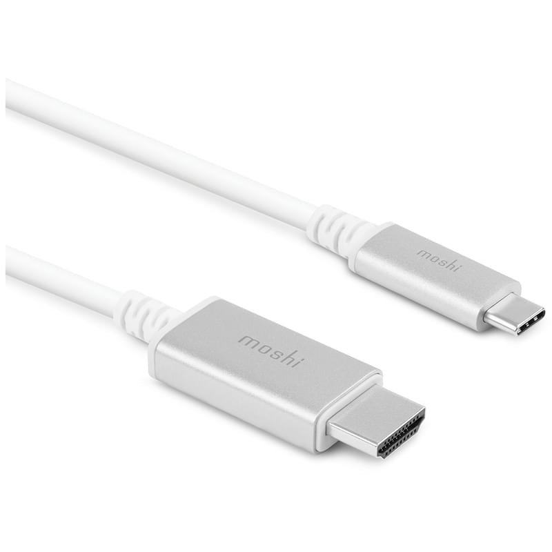 Кабель USB Type-C - HDMI, Moshi, 2м, White (99MO084103) - фото #0