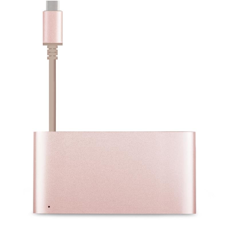 Адаптер USB Type-C to 1*USB 2.0, 1*HDMI, 1*Type-C, Moshi, Golden Rose (99MO084207) - фото #0