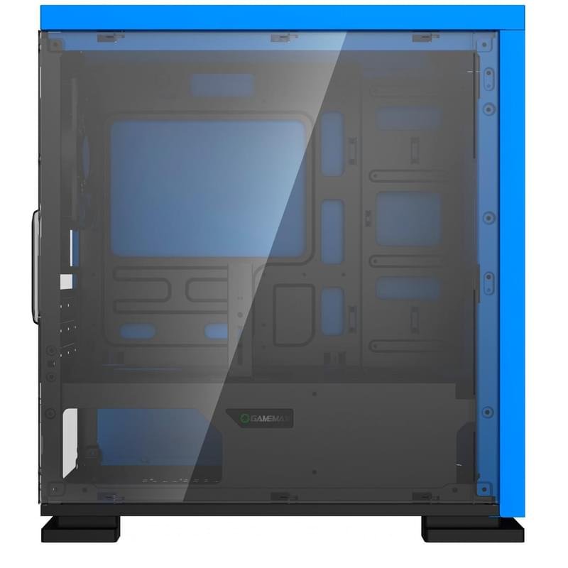 ПК корпус GameMax EXPEDITION H605-BLU TG Mini-Tower, window, Blue mATX (EXPEDITION H605-BLU) - фото #3