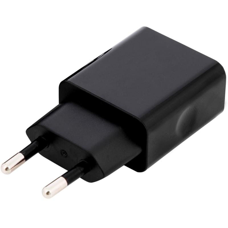 Сетевое зарядное устройство 2*USB, 3.0A, AVA, Черный (AV-CHT001) - фото #1