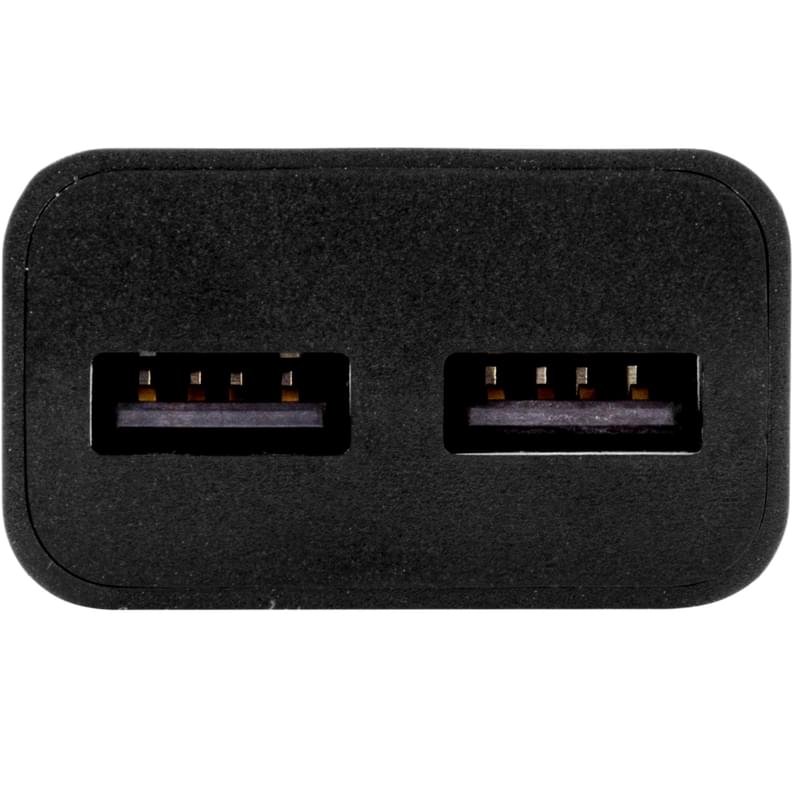 Сетевое зарядное устройство 2*USB, 3.0A, AVA, Черный (AV-CHT001) - фото #2