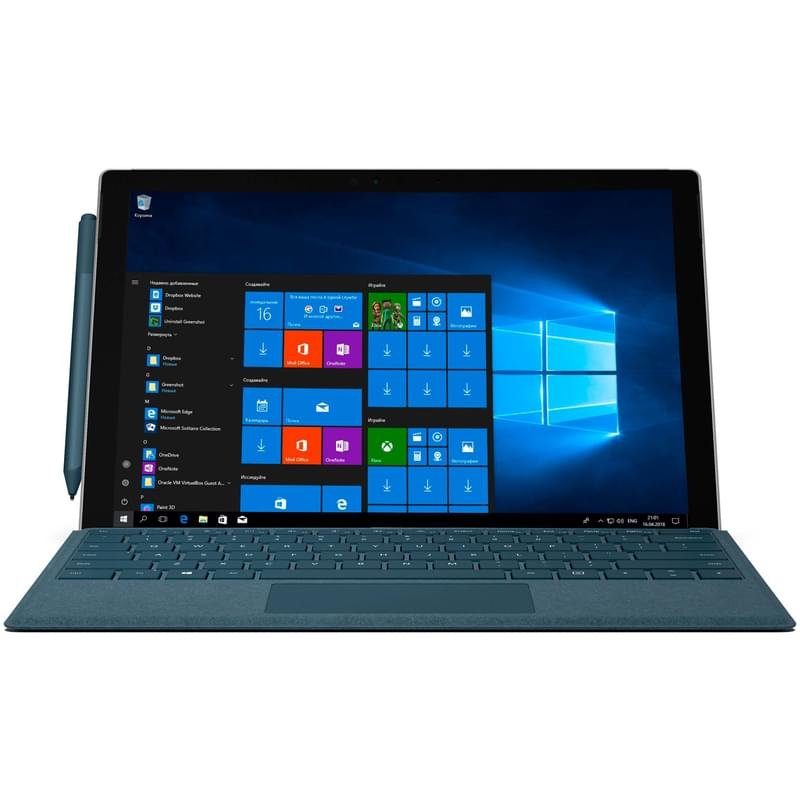 Трансформер Microsoft Surface Pro Silver Touch i7 7300U / 4ГБ / 128SSD / 12.3 / Win10Pro / (FJT-00001) - фото #0