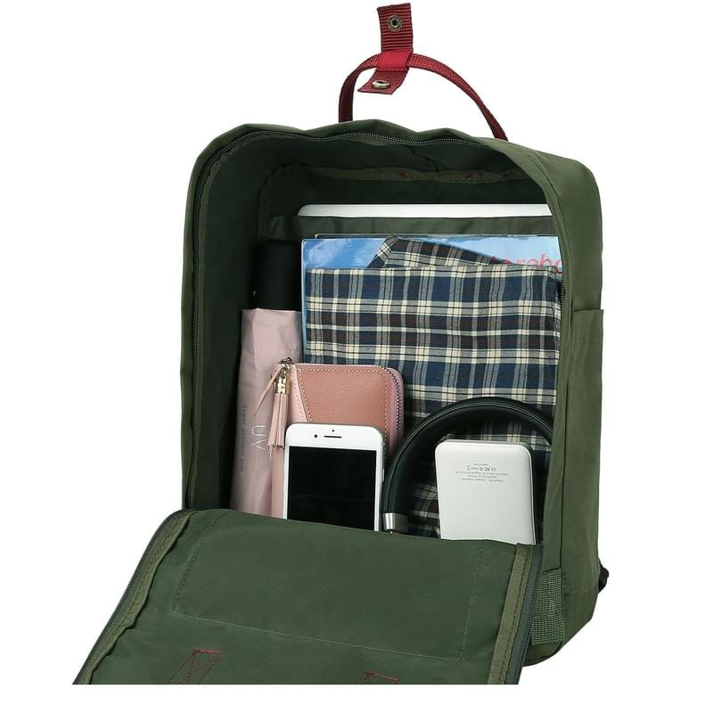 Рюкзак для ноутбука 15.6" NEO NEB-023, Green Red, полиэстер (NEB-023GNR) - фото #4