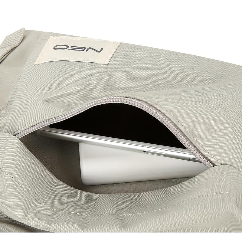 Рюкзак для ноутбука 15.6" NEO NEB-023, Light Grey, полиэстер (NEB-023LG) - фото #7