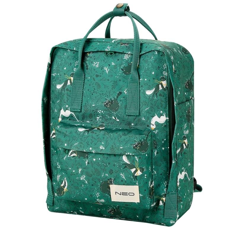 Рюкзак для ноутбука 15.6" NEO NEB-023, Green, полиэстер (NEB-023GN) - фото #2